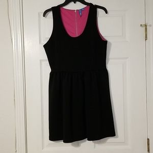 Black skater dress